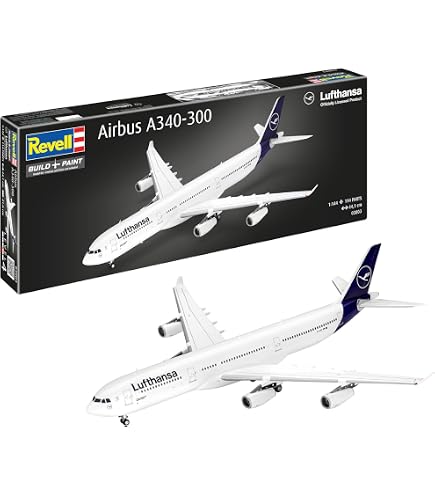 Herpa Aircraft Model Lufthansa Airbus A340-600, Miniature Scale 1